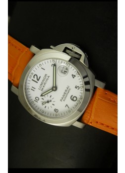Panerai Luminor Marina PAM49 40MM Reloj Suizo - Correa color Naranja