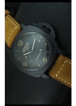 Panerai Luminor GMT PAM441 Reloj Cerámica - Réplica a Escala 1:1