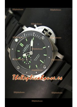 Omega Seamaster 300 R - Esfera negra marina Suizo con malla 