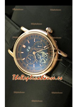 Patek Philippe Complications Tourbillon, Reloj Réplica Japonesa color Oro Rosado