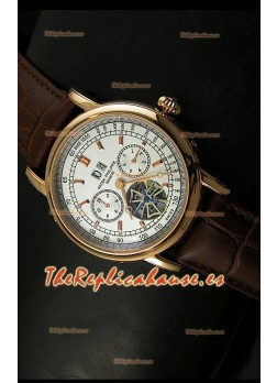 Patek Philippe Complications Tourbillon, Reloj Réplica Japonesa color Oro Rosado