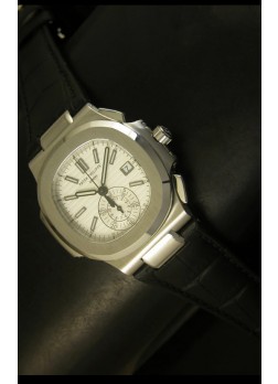 Patek Philippe Nautilus 5980 Correa Negra - Ultima Edición Réplica Escala 1:1
