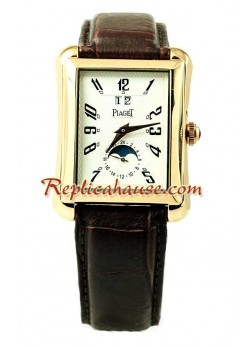Piaget Black Tie Emperador Fases Lunares Reloj Réplica