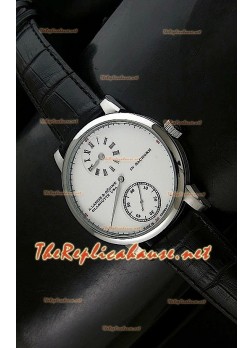 Réplica de reloj automático japonés Alange Sohne en acero.