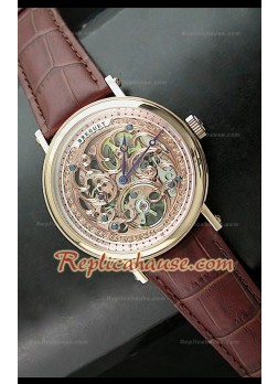 Breguet Skeleton  Reloj Japonés en Oro