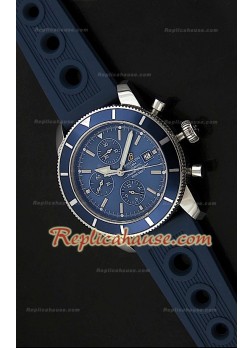 Breitleng Steelfish SuperOcean Heritage Reloj Suizo en Azul 
