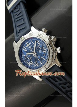 Breitleng Chronomat B01 Reloj Suizo con Esfera Azul - Reproducción Escala 1:1