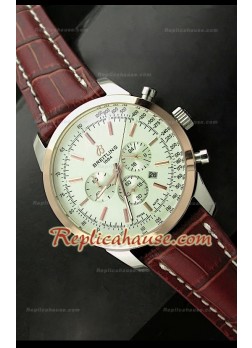 Breitleng Transocean Reloj Japonés de Cuarzo en Oro Rosa