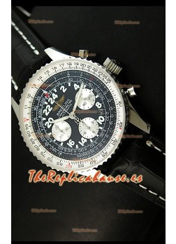 Breitling Navitimer Cosmonaute Réplica Suiza Esfera Negra – Réplica Espejo 