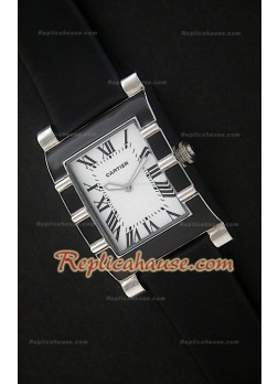Cartier Tank Reloj Japonés con Movimiento de Cuarzo