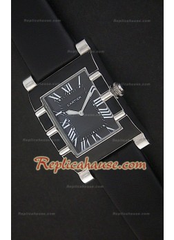Cartier Tank Reloj Japonés con Movimiento de Cuarzo