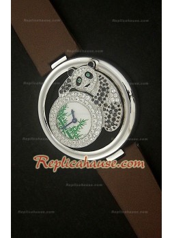 Le Cirque Animalier de Cartier Reproducción Reloj Suizo con Cristales Swarovski Genuinos 
