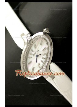 Delices De Cartier Réplica Reloj Señoras con Esfera Perla