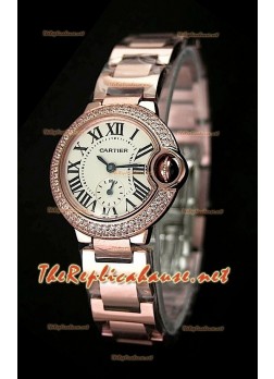 Ballon De Cartier Reloj para Señoras en Oro Rosa - Reloj Suizo