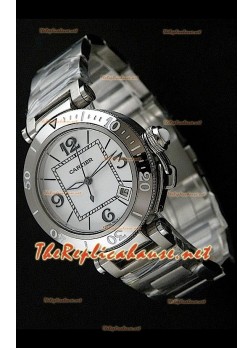 Cartier Pasha Seatimer Reloj Réplica - Carcasa Suiza Movimiento Japonés