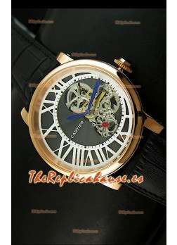 Rotonde De Cartier Cadran Love, Réplica Japonesa – Carcasa de oro amarillo     