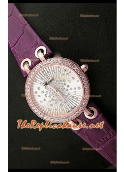 Chopard Xtraveganza Reloj para Señoras con Diamantes incrustados en carcasa en Oro Rosa