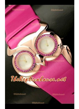 Chopard Animal World Reloj Señoras Búho en Oro Rosa Esfera de color Negro