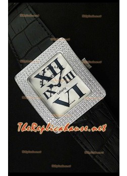 Franck Muller enfenity Réplica Reloj Señoras con Diamantes en Bisel