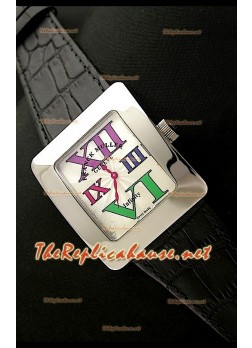 Franck Muller enfenity Réplica Reloj Señoras en Números romanos de Colores