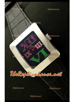 Franck Muller enfenity Réplica Reloj Señoras en Números Romanos en Colores