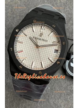 Audemars Piguet Royal Oak 15500 PVD Coated Reloj Réplica Suizo 3120 Movimiento Suizo - Dial Blanco