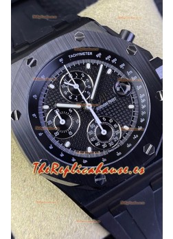 Audemars Piguet Royal Oak Offshore Caja Cerámica Negra Cronógrafo Reloj Dial Negro - Movimiento Cal. 4404