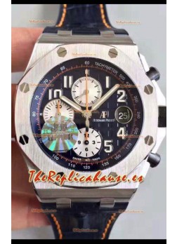 Audemars Piguet Royal Oak Offshore Chronograph Dial Azul Caja Acero 904L Reloj Réplica a espejo 1: 1 Movimiento 3126