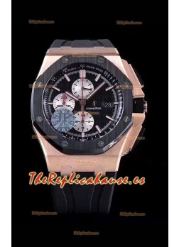Audemars Piguet Royal Oak Offshore 44MM Oro Rosado Reloj de Acero 904L a Espejo 1:1