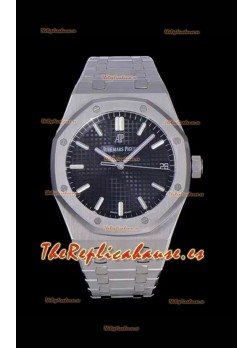Audemars Piguet Royal Oak 41MM Dial Azul Reloj Réplica a espejo 1:1 de Acero 904L