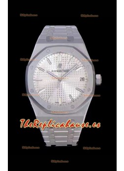 Audemars Piguet Royal Oak 41MM Dial de Acero 904L - Reloj Réplica a Espejo 1:1