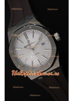 Audemars Piguet Royal Oak 41MM Dial Gris Correa de Goma - Reloj Réplica a espejo 1:1, Edición Última