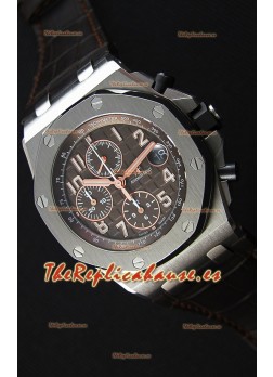Audemars Piguet Royal Oak Offshore Cronógrafo Dial Marron Reloj Réplica a Espejo 1:1