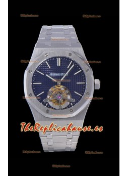 Audemars Piguet Royal Oak Tourbillon Dial Azul 41mm en Caja de Acero 904L