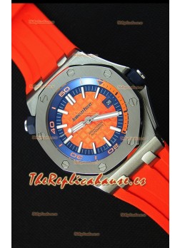 Audemars Piguet Royal Oak Offshore Reloj Réplica Japonés Automático estilo Buzo en color Naranja