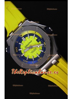Audemars Piguet Royal Oak Offshore Reloj Réplica Japonés Automático estilo Buzo en color Amarillo