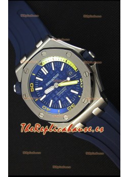 Audemars Piguet Royal Oak Offshore Reloj Réplica Japonés Automático estilo Buzo en color Azul Oscuro