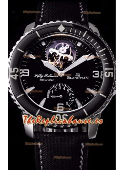 Blancpain Fifty Fathoms Tourbillon 8 Horas Reloj Réplica Suizo a Espejo 1:1