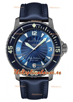 Blancpain Fifty Fathoms Automatique Titanium Edition Reloj Réplica Suiza en Calidad Espejo 1:1