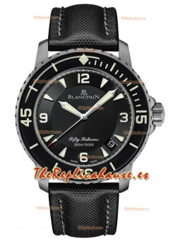 Blancpain Fifty Fathoms Automatique Titanium Edition Reloj Réplica Suiza en Calidad Espejo 1:1