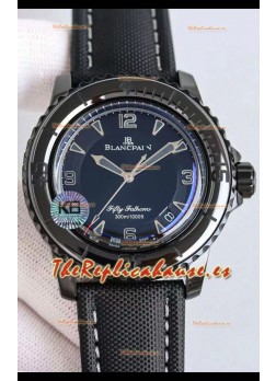 Blancpain Fifty Fathoms Automatique Revestimiento PVD Reloj Réplica Espejo 1:1 