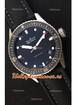 Blancpain Fifty Fathoms BATHYSCAPHE Reloj Suizo Réplica a Espejo 1:1 Edicion Suiza de Titanio