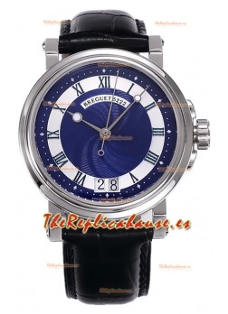 Breguet Marine Automatic Big Date 5817 Reloj Acero Inoxidable Dial Azul 