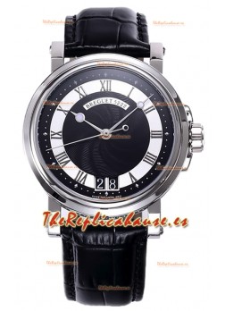 Breguet Marine Automatic Big Date 5817 Reloj Acero Inoxidable Dial Negro 