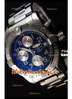 Breitling Skyland Avenger Reloj Réplica Suizo Cronógrafo Dial Negro Réplica a Espejo 1: 1