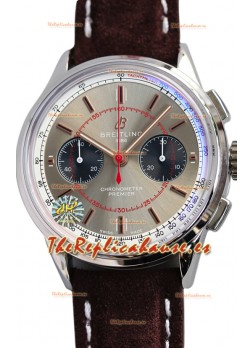 Breitling Premier B01 Chronograph 42 Edition Caja y Bisel de Acero - Reloj Réplica Espejo 1:1