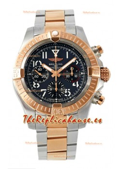 Breitling Avenger B01 Chronograph 45 Oro Rosado en Dos Tonos Reloj Réplica Suiza Espejo 1:1