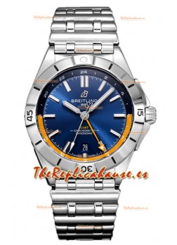 Breitling Chronomat Automatic GMT 40 Dial Azul Reloj Réplica Suiza Espejo 1:1