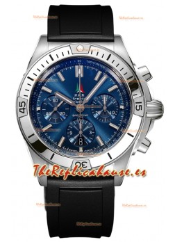 Breitling Chronomat B01 42 Edición Suiza Caja Acero 904L Dial Azul Reloj Réplica Espejo 1:1