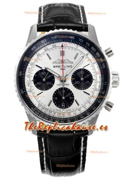 Breitling Navitimer B01 Chronograph 43 Dial Acero - Caja Acero 904L Réplica Suiza Espejo 1:1